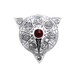 Beyond the Wonderful Transformation in Alchemical Mandala Sterling Silver Pendant TPD1123