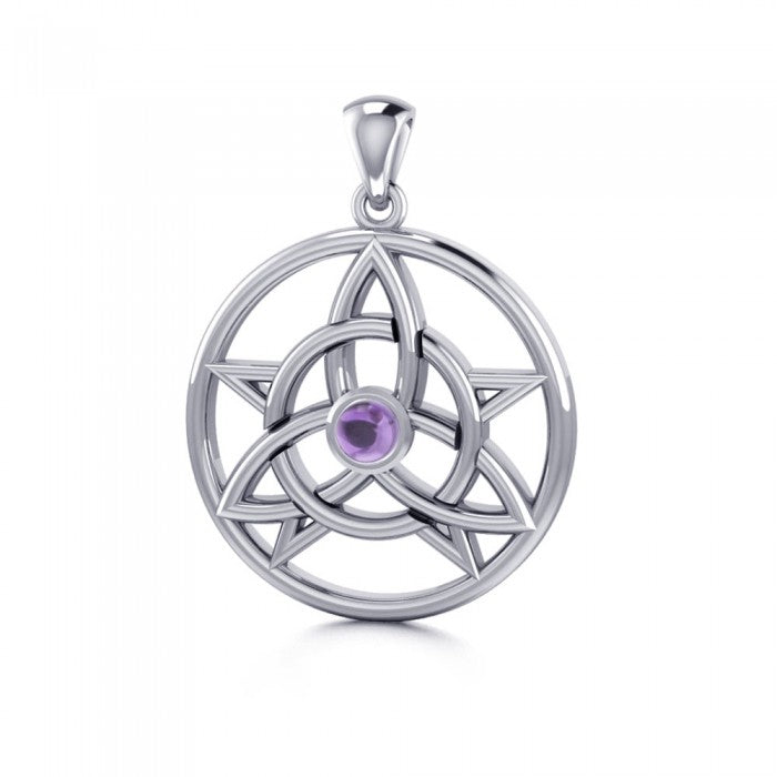 Celtic Trinity The Star Sterling Silver Pendant TPD134