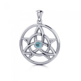 Celtic Trinity The Star Sterling Silver Pendant TPD134