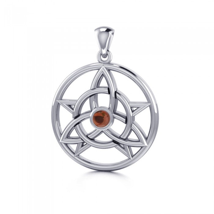Celtic Trinity The Star Sterling Silver Pendant TPD134