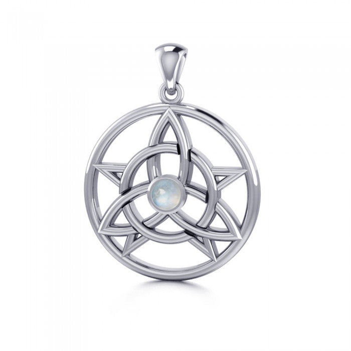 Celtic Trinity The Star Sterling Silver Pendant TPD134