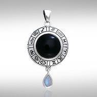 Wheel of the Year Silver Pendant TPD233 - Jewelry