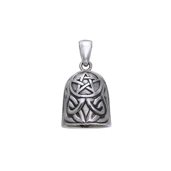Celtic Knotwork Pentacle Bell Pendant TPD258