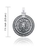 Medusa The Star Sterling Silver Pendant TPD2834