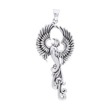 Rising Phoenix Silver Pendant TPD2913