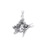 Salem Sexy Witch Silver Pendant TPD2927