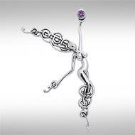 Angel of the Phoenix follows ~ Sterling Silver Jewelry Pendant TPD3264 - Jewelry