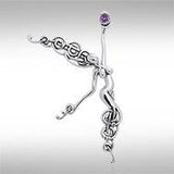 Angel of the Phoenix follows ~ Sterling Silver Jewelry Pendant TPD3264 - Jewelry