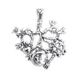 Mystified by the Cimaruta Witch Sterling Silver Jewelry Charm Pendant TPD3369