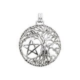 Mickie Mueller Tree of Life Pentacle Sterling Silver Pendant TPD3377