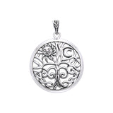 The Tree of Life in its Never-ending journey ~ Sterling Silver Pendant TPD3543