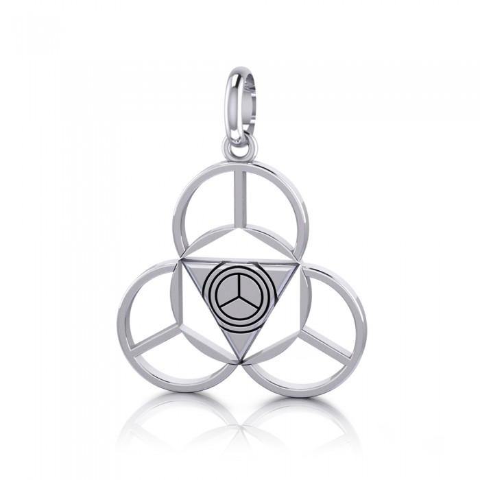 Be Your Own Captain Silver Pendant by Sibylle Grummes Unruh TPD3981 - Jewelry