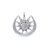 Pentacle on Crescent Moon TPD4233