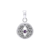 Magical Hexagram Sterling Silver Pendant TPD4257
