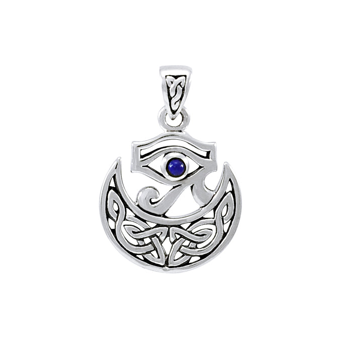 Eye of Horus Celtic Moon Pendant TPD4278