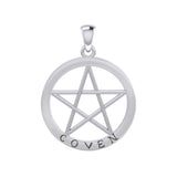 Coven Pentagram Silver Pendant TPD4506