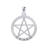 Coven Pentagram Silver Pendant TPD4506