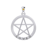 Coven Pentagram Silver Pendant TPD4506
