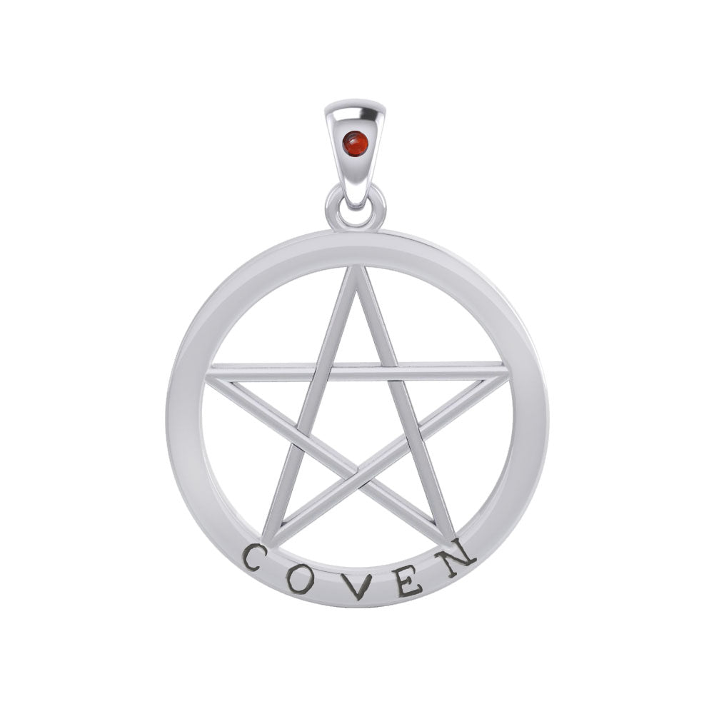 Coven Pentagram Silver Pendant TPD4506