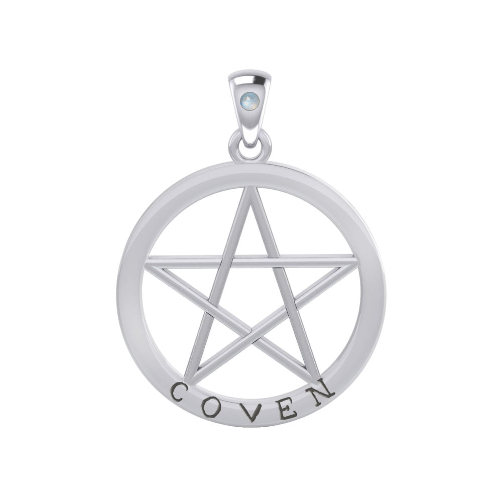 Coven Pentagram Silver Pendant TPD4506