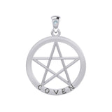 Coven Pentagram Silver Pendant TPD4506