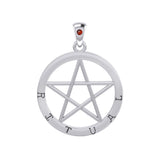 Ritual Pentagram Silver Pendant TPD4519
