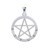 Ritual Pentagram Silver Pendant TPD4519