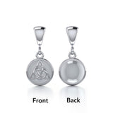 Celtic Triquetra Knot Silver Flip Pendant TPD476 - Jewelry