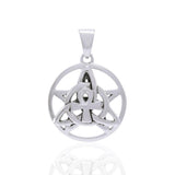 Ankh Triquetra Silver Pendant TPD4763