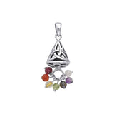 Celtic Triquetra Knot Silver Filigree Pendant TPD482 - Jewelry