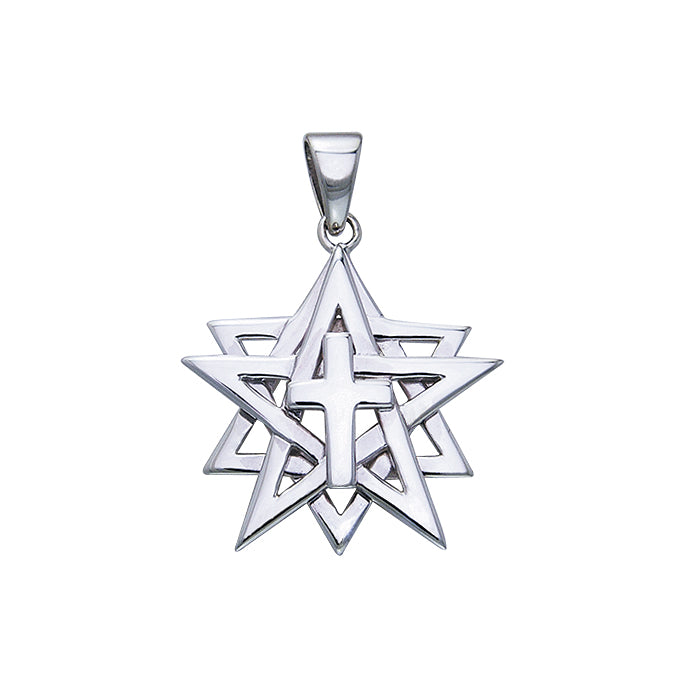 Silver Cross ~ Star Of David ~ Pentagram TPD530