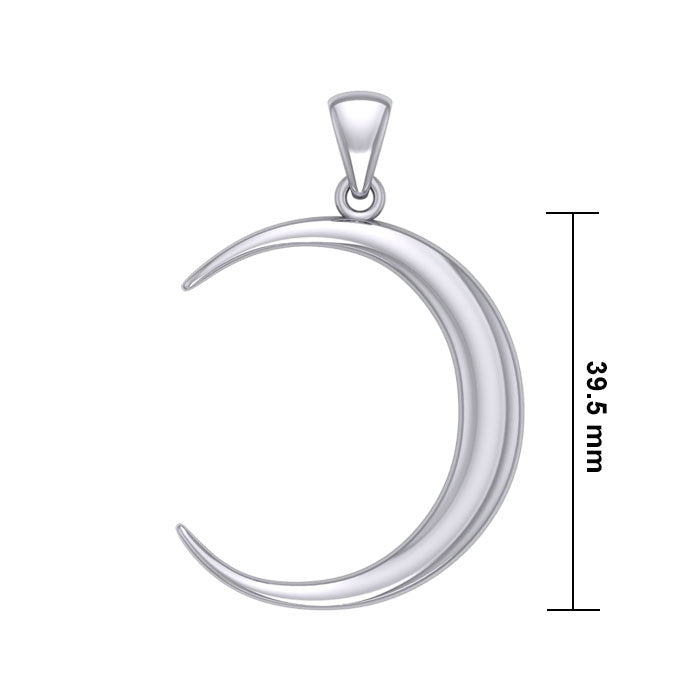 A Glimpse of the Crescent Moon Silver Pendant TPD5463