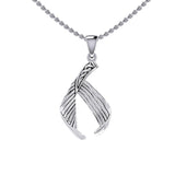 Celtic Mermaid Tail Sterling Silver Pendant TPD5474 - Jewelry