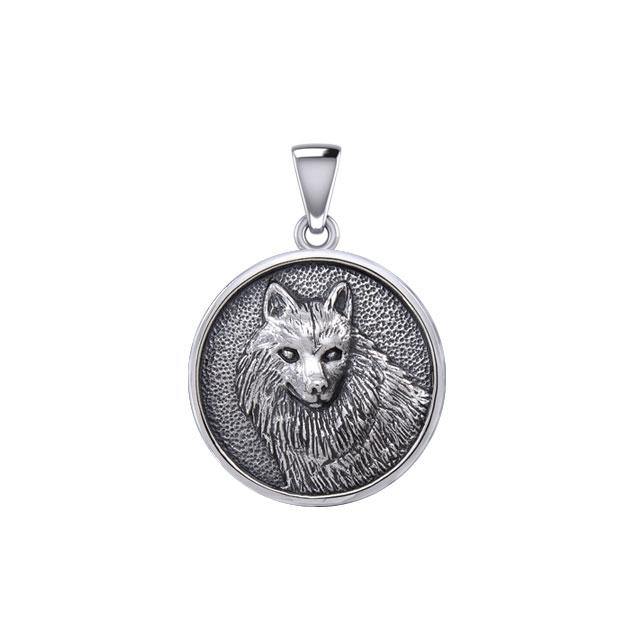 Wonderful Wolf Silver Pendant TPD5475 - Jewelry