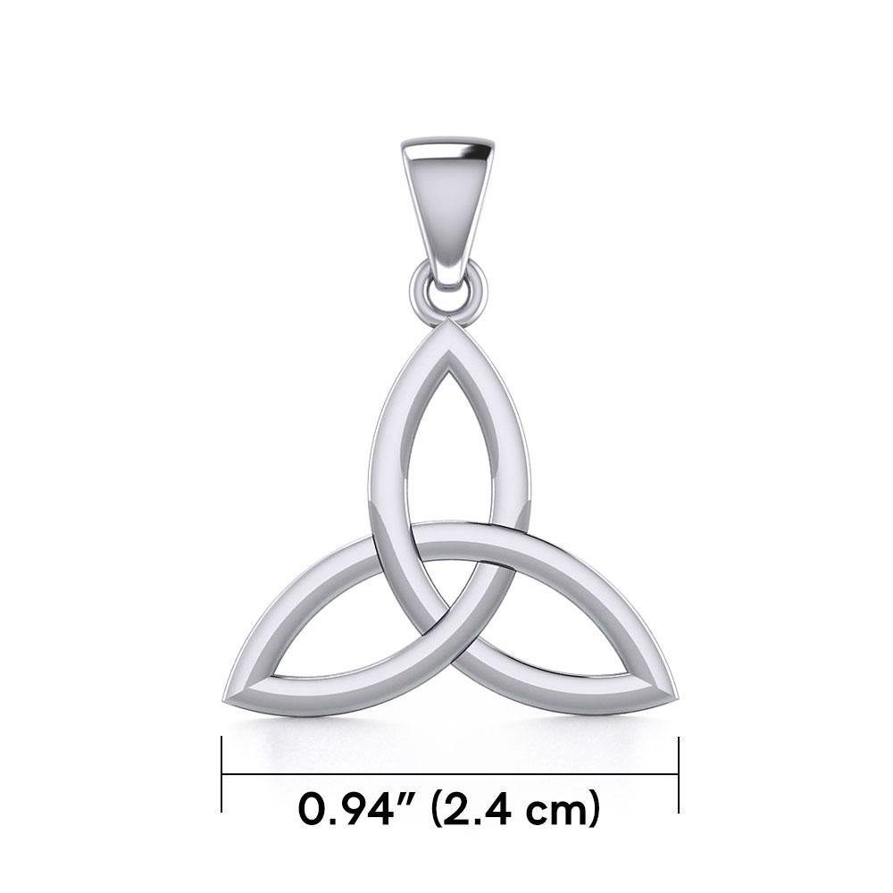 Celtic Trinity Knot Silver Pendant Medium Size TPD5606 - Jewelry