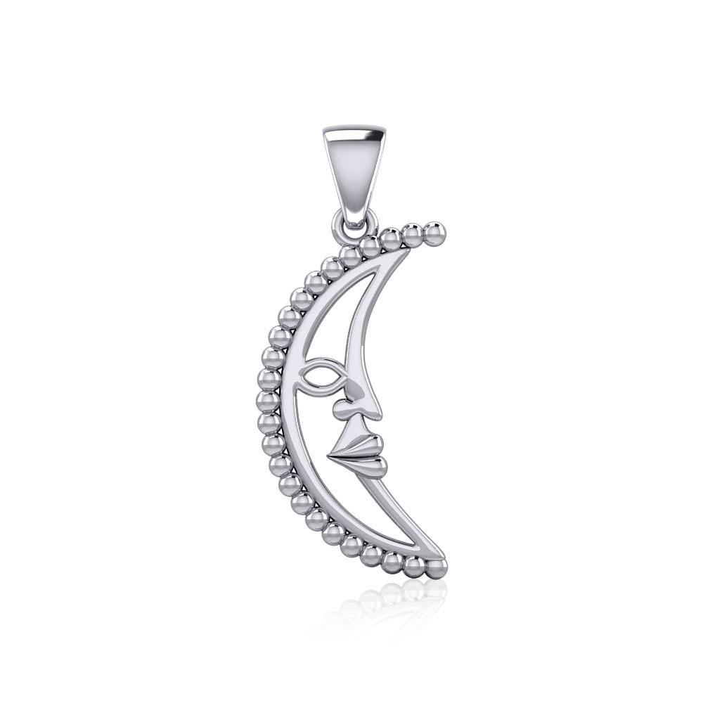 Crescent Moon Silver Pendant TPD5611 - Jewelry