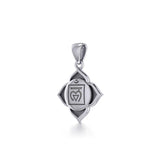 Muladhara Root Chakra Sterling Silver Pendant TPD5625 - Jewelry