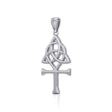 Triquetra Ankh Silver Pendant TPD5661