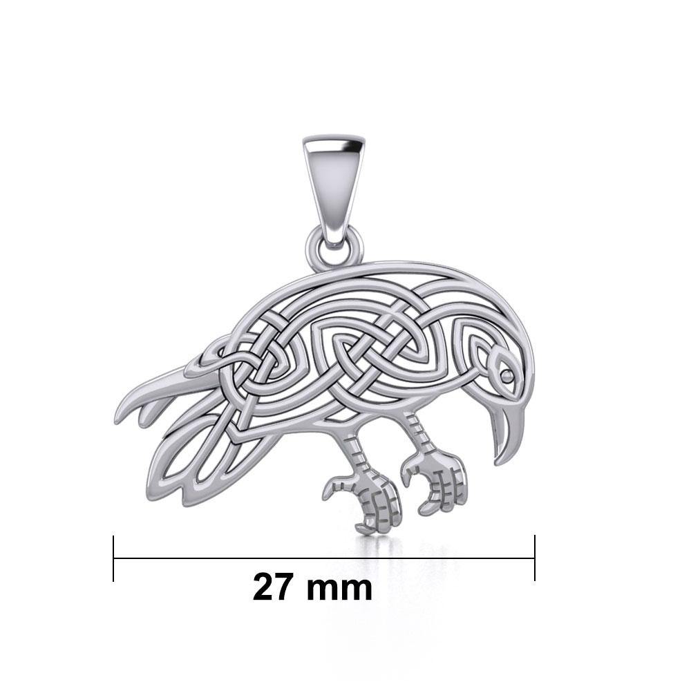 Mythical Raven Silver Jewelry Pendant TPD5715 - Jewelry