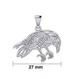 Mythical Raven Silver Jewelry Pendant TPD5715 - Jewelry
