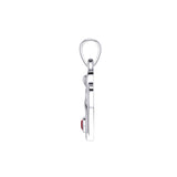 Gemstone Elegance Eternal Goddess Love Sterling Silver Immortal Love Pendant by Peter Stone TPD6204