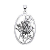 Amy Brown Rose Fairy ~ Sterling Silver Pendant TPD871