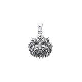 Green Man Silver Pendant TPD983