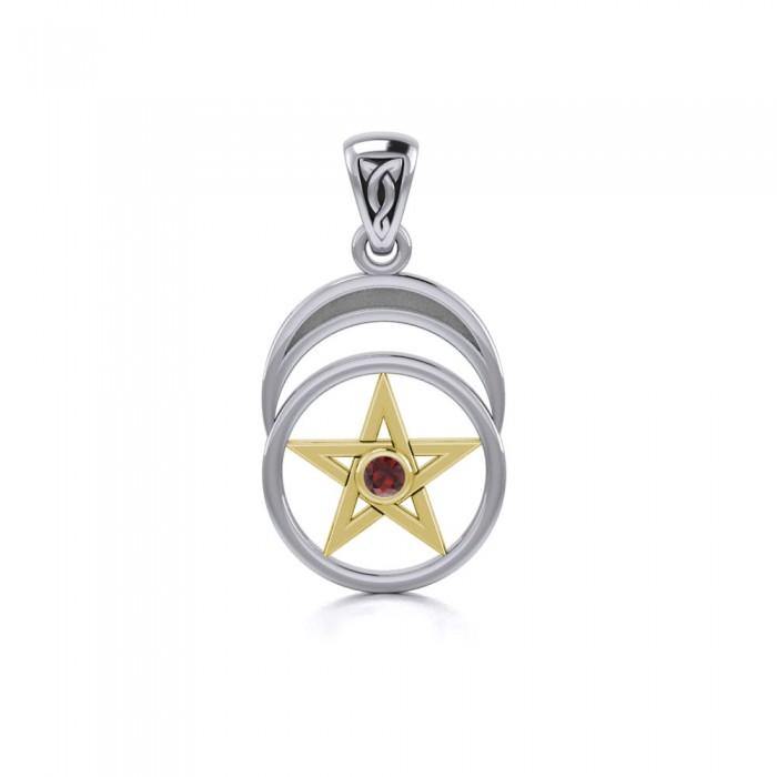 Silver Pentagram Pentacle Pendant TPV1279