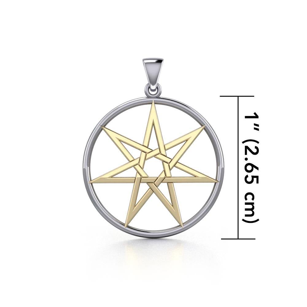 Elven Star Silver Pendant TPV467 - Jewelry