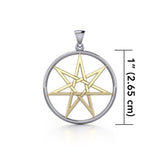 Elven Star Silver Pendant TPV467 - Jewelry