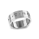 Steve Miller Inanna or Ishtar Goddess Spinner Silver Ring TRI2159