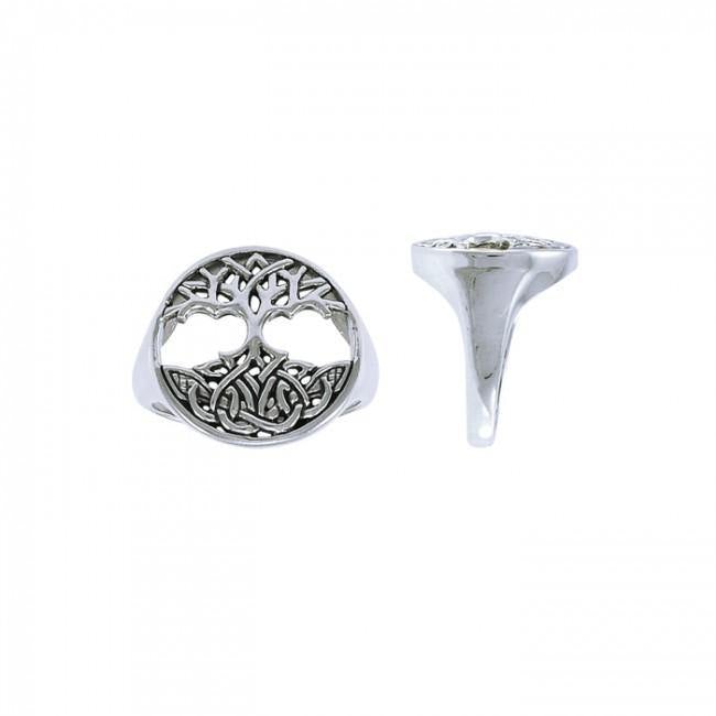 The Tree of Life in its Never-ending journey ~ Sterling Silver Jewelry Pendant TRI1277 - Jewelry