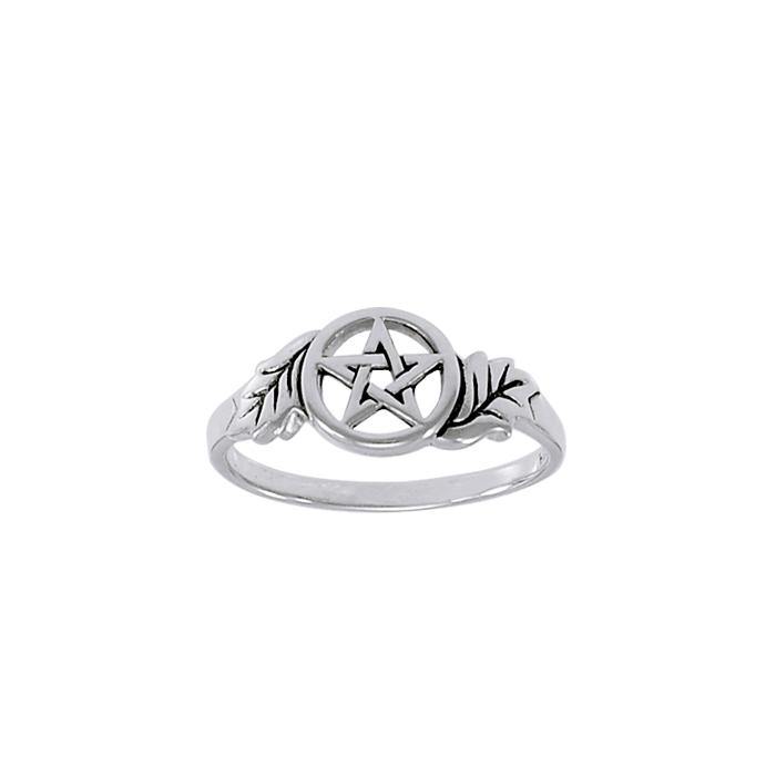 Oak Leaf The Star Ring TRI1365 - Jewelry