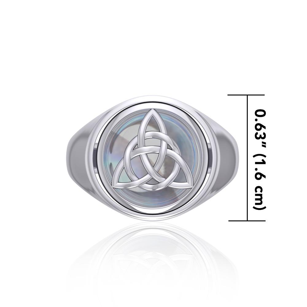 Celtic Triquetra Flip Ring TRI151